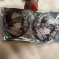 天月　缶バッジ2個セット