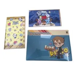 BT21 一番くじ ミニクリアファイル 下敷き 3枚Set JIMIN ジミンのサムネイル