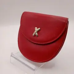 Paloma Picasso パロマピカソ 本革レザー 二つ折り財布 レッドのサムネイル