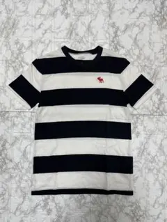 【最終値下げ】 abercrombie ストライプ 半袖Tシャツ M