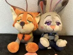 ズートピア むにゃすやマスコットVol.7 2体セット ディズニーキャラクター