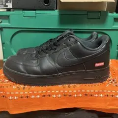 Nike Supreme AIR FORCE 1 ブラック27.5cm