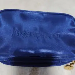 Yves Saint Laurent ネイビー ポーチ