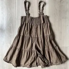 美品＊BURBERRY BLUE LABEL ティアード キャミワンピース 38