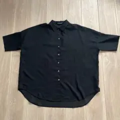 mizuiro ind 黒 半袖シャツ