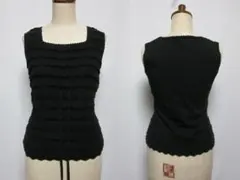 to be chic トゥービーシック　ノースリーブ　ニット　トップス　Ⅱ/Mのサムネイル
