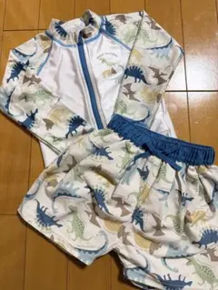恐竜柄 ベビー水着セット 80cm