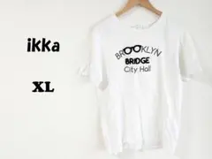 イッカ  LL　ikka 半袖T　デザイン　眼鏡　ロゴ　ｙ231006のサムネイル