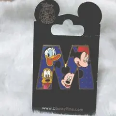 ディズニー☆アウラニ・イニシャルMピンバッチ