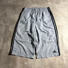 00s adidas 丈長 wide track shorts streetのサムネイル