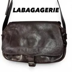 LABAGAGERIE レザー ショルダーバッグ ラバガジェリー