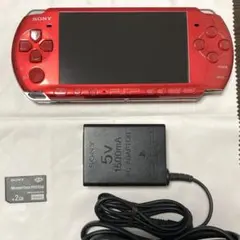 美品　PSP 3000 ラディアントレッド
