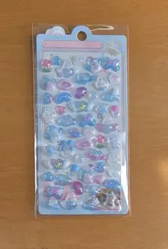 ・ボンボンドロップ風シール 3D 立体 プクプクシール　タ、