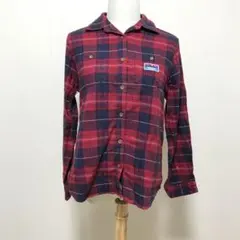 美品✨️Outdoor Products チェック柄 長袖シャツ 赤×紺　Lのサムネイル