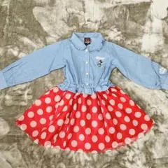 BABY DOLL ミニーちゃんワンピース100cm ベビードール　ディズニー