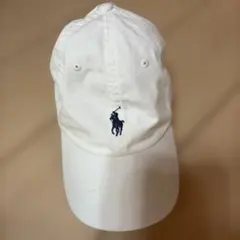 ポロラルフローレン 限定カラー コットンチノ キャップ アイボリー