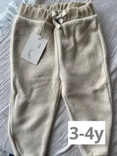 新品organic zoo オーガニックズー フリースズボン3-4y 100cm