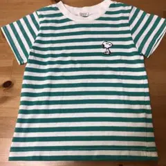 PEANUTS スヌーピー 半袖Tシャツ ボーダー サイズ95のサムネイル