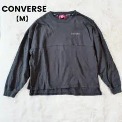 コンバースオールスター　オーバーサイズ　スウェット　黒　レディース【M】