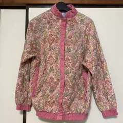 秋冬ジャケット　おしゃれ　花柄