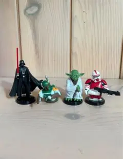 スターウォーズ チョコエッグ 4体セット ベイダー ヨーダ