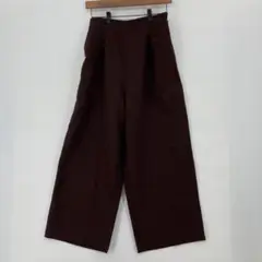 CINEMA CLUB シネマクラブ ブラウン ワイドパンツ