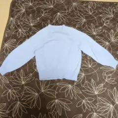 ライトブルー ニットセーター 長袖М