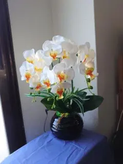 LED 胡蝶蘭 三本立て 造花 送料込み