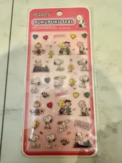 正規品　PEANUTS PUKUPUKU スヌーピー　ぷくぷくシール　プクプク