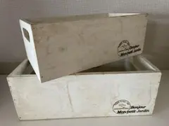 Bonjour Mon petit Jardin 木製収納ボックス