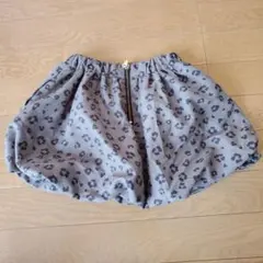 ヒョウ柄 バルーンスカート