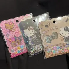 おはじきシール　日焼けキティ　ギャルキティ