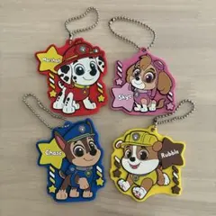 【パウ・パトロール】ラバーキーホルダー 4種セット