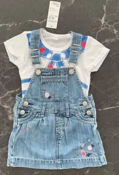 babyGAPサロペット だまし絵マリン柄半袖Tシャツ まとめ売り