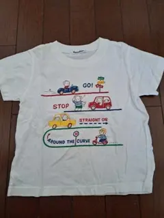 ファミリア⭐車とキャラクターのTシャツ 110cm