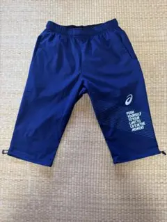 アシックス七分丈パンツ LIMOストレッチクロススリークオーターパンツ　Ｓサイズ