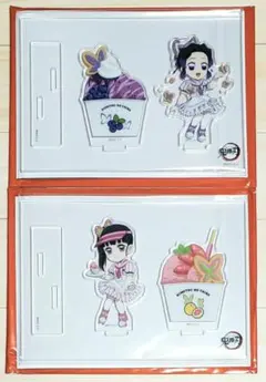 鬼滅の刃 アイスクリームカフェ2023 アクリルスタンド しのぶ カナヲ 2点