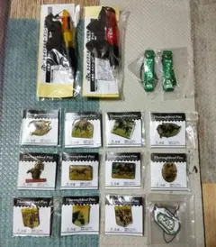 競馬 グッズ 16点まとめ売り サラピン ストラップ ボールペン サラブレッド