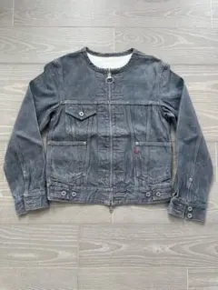 『未使用品』リーバイス レフティ×ナンバーナイン デニムジャケット サイズM LEVI'S LEFTY 襟付き デニムジャケット 紺 ナンバーナイン