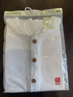 UNIQLO ボタン付きカバーオール 80サイズ ホワイト