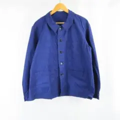 スイス軍 実物 50s～ グリーンデニムジャケット 48 シャンブレー
