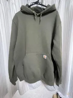 Carhartt オリーブ フード付きパーカー