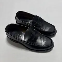 ⚫︎HARUTA（ハルタ）ローファー/25.5/黒/コインローファー/定番のサムネイル