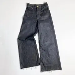 ZARA ザラ　ハイライズ デニムパンツ ハイウエスト リラックスレッグ