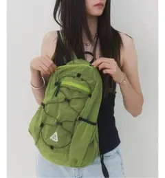 未開封】heisan 超軽量コンパクトポケットバッグ V2 ナイロン ライム
