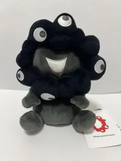 ミャクミャクお手玉風ぬいぐるみ　黒　ブラック　Sサイズ