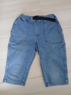 GU デニムハーフパンツ 120cm