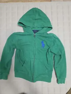 Polo Ralph Lauren グリーン フード付きパーカー 4T