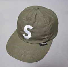 SUPREME オリーブ ベースボールキャップ