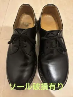 Dr.Martens AW004 3ホール UK7相当 レザー ブラック - メルカリ